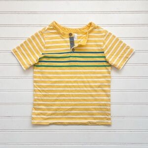 GAP EUC/LN Boys Colorful Striped Short Sleeve Henley Shirt